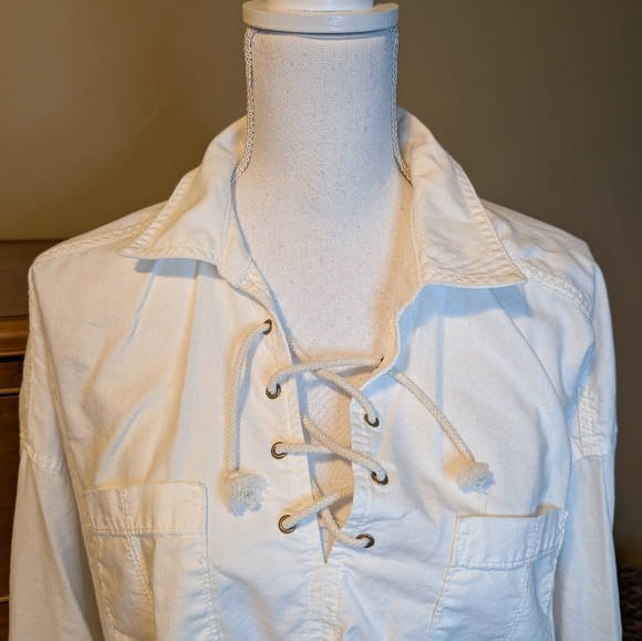 Sonoma top shirt white long sleeves Size XL - Picture 2 of 9